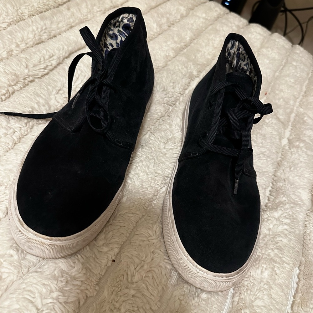 Blue navy boots